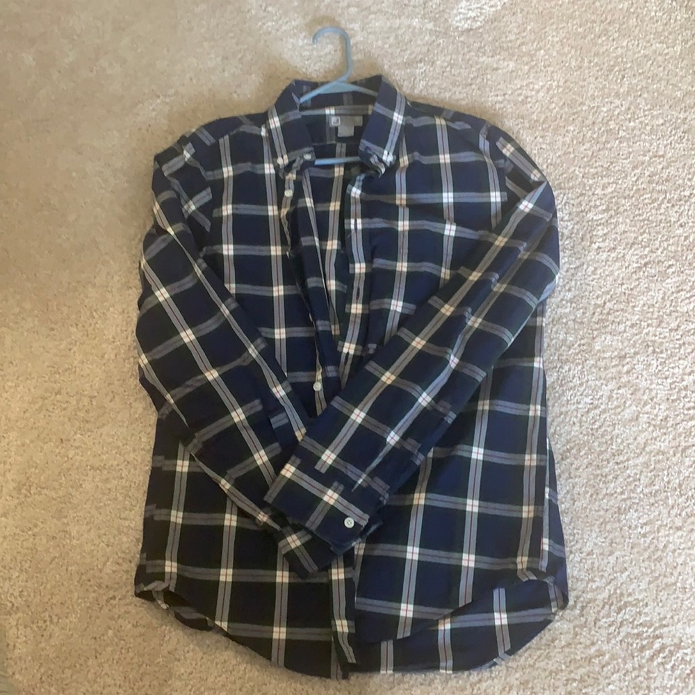 JCP 80’s 2 ply button down shirt